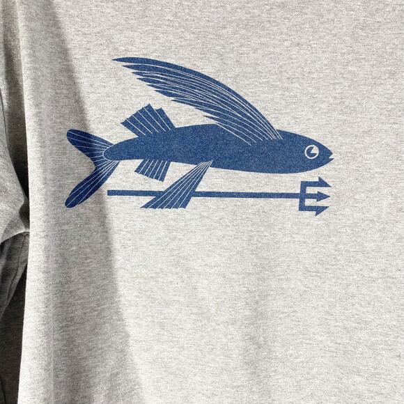 Patagonia Sweatshirt Worn Wear Gray Organic Cotton Mens Size Medium - Picture 3 of 9